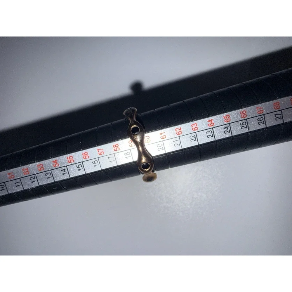 BRONZE MILOR ITALY‎ Slim Delicate Dainty Ring sz 9 READ